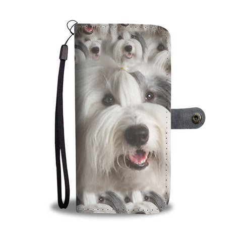 Old English Sheepdog Print Wallet Case