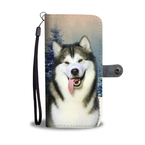 Alaskan Malamute Dog Wallet Case