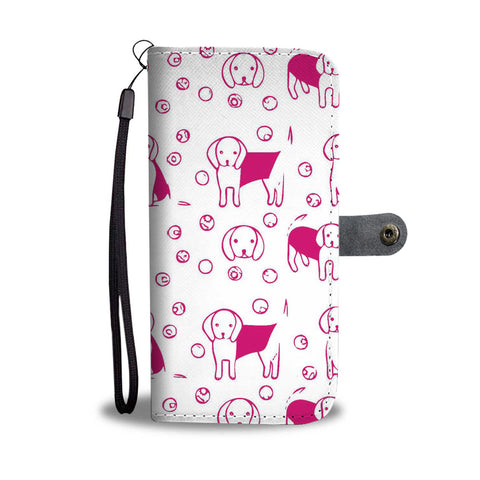 Beagle Dog Patterns Print Wallet Case