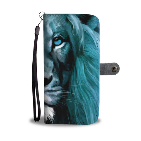 Amazing Lion Print Wallet Case
