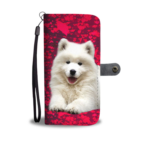 Samoyed Dog Print Wallet Case