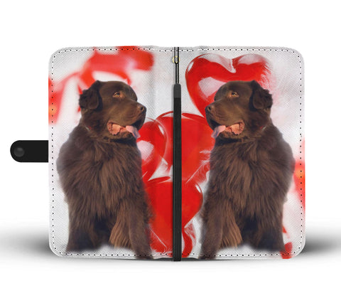 Newfoundland Dog Wallet Case