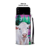 Charolais Cattle (Cow) Print Wallet Case