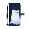 Lovely Persian Cat Print Wallet Case