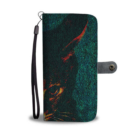 Amazing Savannah Cat Print Wallet Case