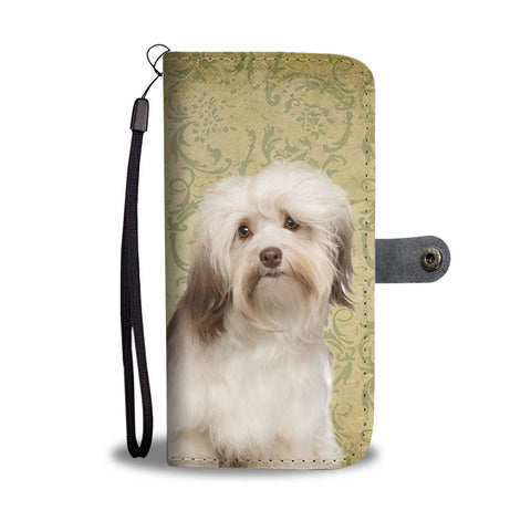 Havanese Dog Print Wallet Case
