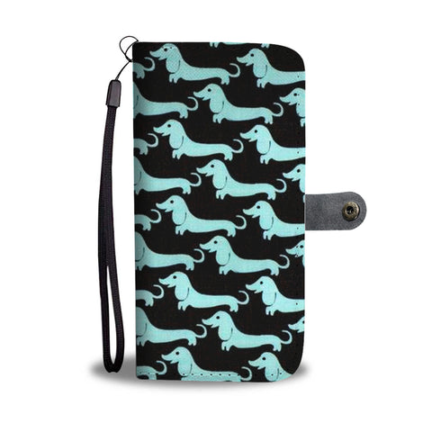 Dachshund Dog 2nd Pattern Print Wallet Case