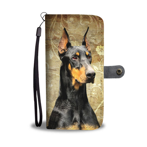 Doberman Pinscher Print Wallet Case