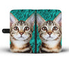 Lovely Sokoke Cat Print Wallet Case