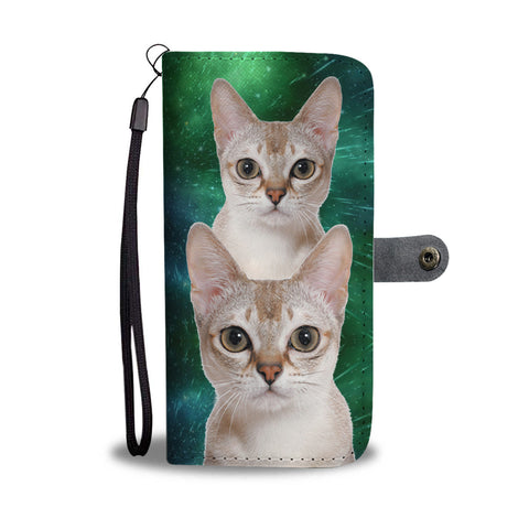 Singapura Cat Print Wallet Case