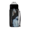 Amazing Siberian Husky Dog Art Print Wallet Case