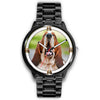 Basset Hound Dog Print Wrist watch
