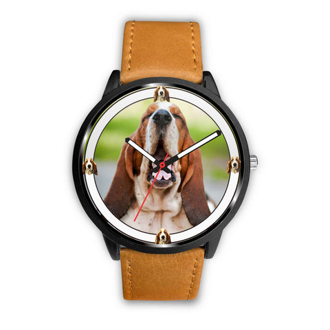 Basset Hound Dog Print Wrist watch