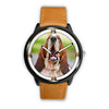 Basset Hound Dog Print Wrist watch