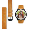 Basset Hound Dog Print Wrist watch