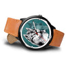 Siberian Husky Dog Art Print Wrist watch