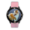 Rough Collie Dog Art Print Wrist watch