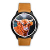 Highland Cattle Art Print Wrist watch