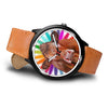 Limousin Cattle Art Print Wrist Watch