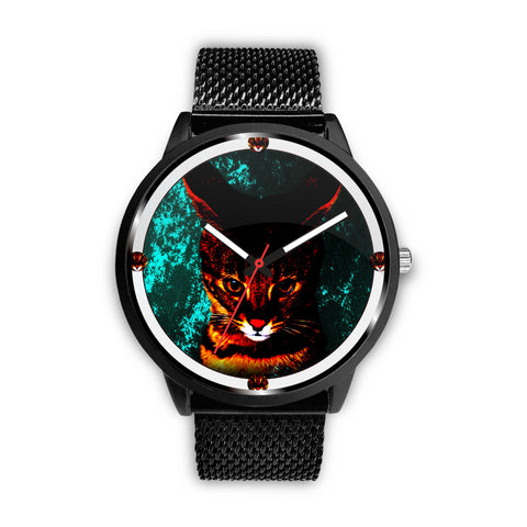 Amazing Savannah Cat Print Wrist watch