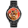 Somali Cat Art Print Wrist watch