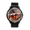 Texas Longhorn Cattle (Cow) Print Wrist Watch