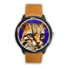 Lovely Cheetoh Cat Print Wrist Watch