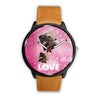 Whippet Love Print Wrist Watch
