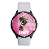 Whippet Love Print Wrist Watch