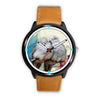 Diamond Dove Bird Print Wrist Watch