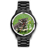Cute American Shorthair Cat Art Print Wrist Watch