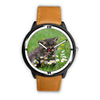 Cute American Shorthair Cat Art Print Wrist Watch