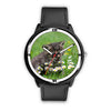 Cute American Shorthair Cat Art Print Wrist Watch