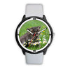 Cute American Shorthair Cat Art Print Wrist Watch