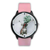 Boston Terrier Puppy Print Wrist Watch