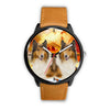Rough Collie Print Wrist Watch