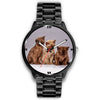 Three Burmese Cat Print Wrist Watch
