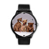 Three Burmese Cat Print Wrist Watch