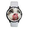 Smiling Ragdoll Cat Print Wrist Watch
