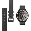 Cute Weimaraner Dog Print Wrist Watch