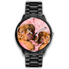 Cute Bordeaux Mastiff Print Wrist Watch