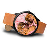 Cute Bordeaux Mastiff Print Wrist Watch