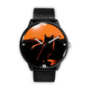 Cat Shadow Print Wrist Watch
