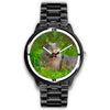 Lovely Chartreux Cat Nature Print Wrist Watch