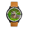 Lovely Chartreux Cat Nature Print Wrist Watch