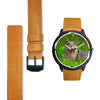 Lovely Chartreux Cat Nature Print Wrist Watch
