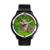 Lovely Chartreux Cat Nature Print Wrist Watch