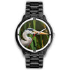 Grey Heron Bird Print Wrist Watch