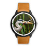 Grey Heron Bird Print Wrist Watch