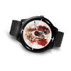 Basset Hound Dog Paint Art Print Wrist Watch